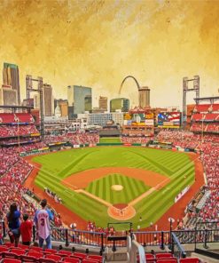Busch Stadium Paint By Numbers