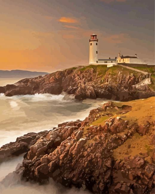 Lighthouse Of Donegal Paint By Numbers