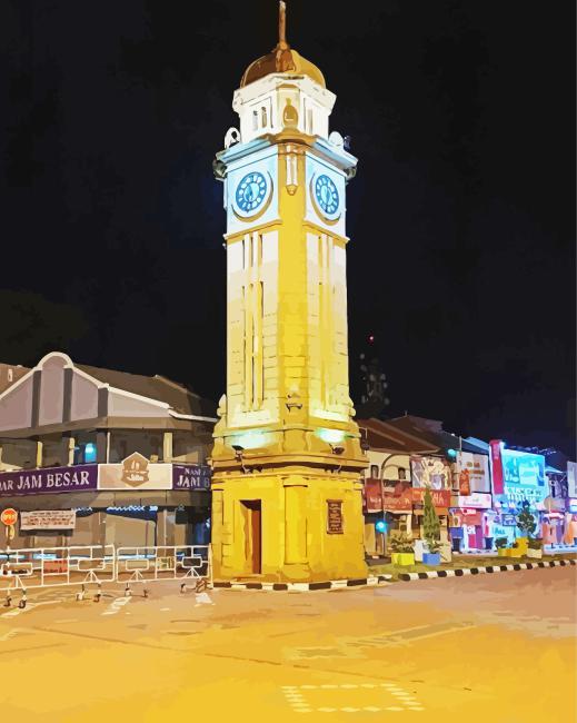 Menara Jam Besar Sg Paint By Numbers