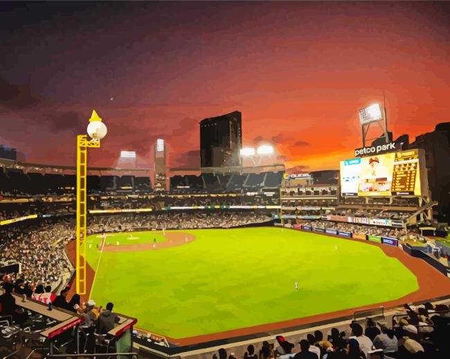Petco Park California Paint By Numbers