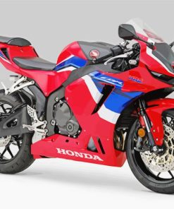 Honda 600 RR Motor Bike Paint By Numbers