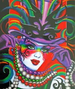 Aesthetic Mardi Gras Paint By Numbers