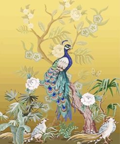 Chinoiserie Birds Paint By Numbers