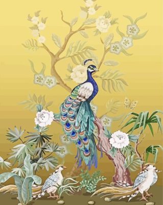 Chinoiserie Birds Paint By Numbers 