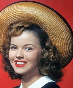 Young Shirley Temple Paint By Numbers