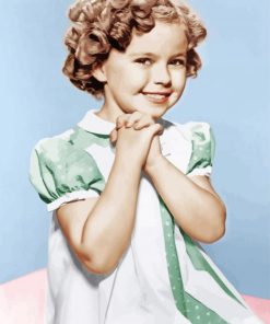 Adorable Shirley Temple Paint By Numbers