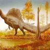 Spinosaurus Dinosaur Paint By Numbers
