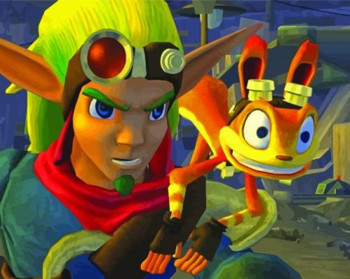 Jak And Daxter Paint By Numbers 