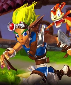 Jak And Daxter Video Game Paint By Numbers