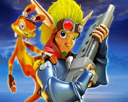 Aesthetic Jak And Daxter Paint By Numbers 