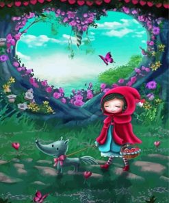 Little Red Riding Hood Paint By Numbers