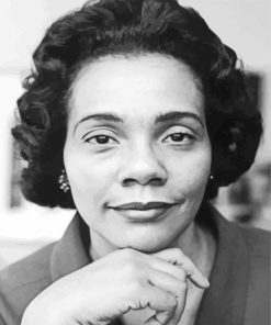 Monochrome Coretta King Paint By Numbers