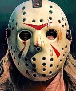 Scary Jason Voorhees Paint By Numbers