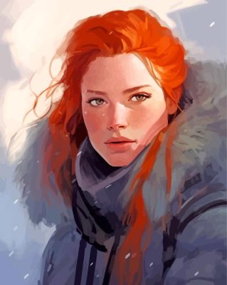 Aesthetic Ygritte Paint By Numbers 