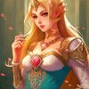 Princess Zelda Paint By Numbers