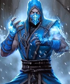 Warrior Sub Zero Paint By Numbers