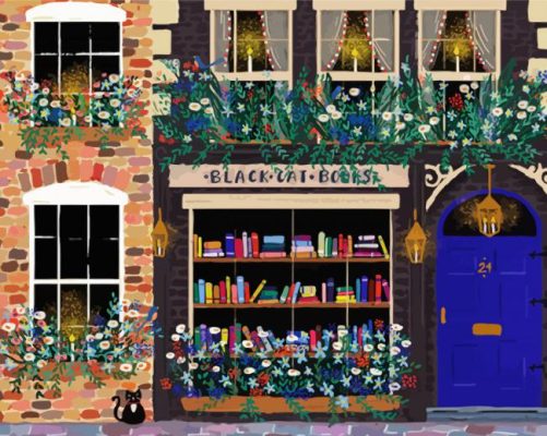 Black Cat Books Paint By Numbers 