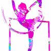 Pink Gymnastic Girl Paint By Numbers