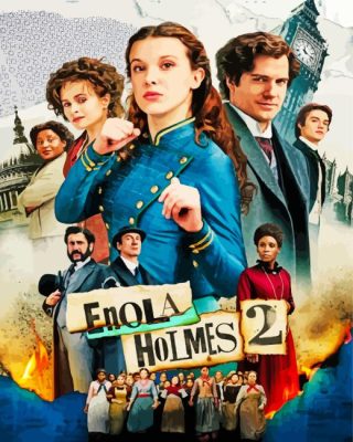 Enola Holmes Poster Paint By Numbers 