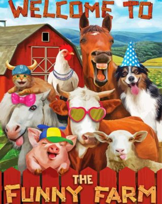Funny Farm Paint By Numbers 
