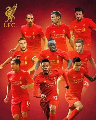 Liverpool FC Football Team Paint By Numbers 