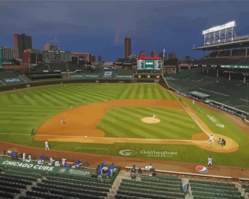 Wrigley Field Chicago Paint By Numbers 