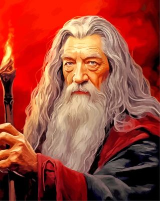 Gandalf Lord of The Rings II Paint By Numbers 