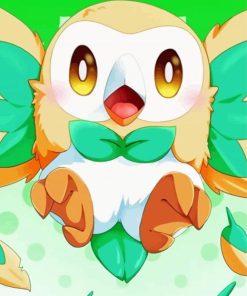 Rowlet Paint By Numbers