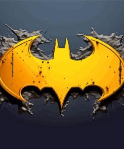 Batman Logo Paint By Numbers
