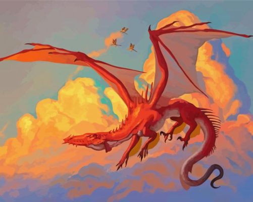 Smaug The Dragon Art Paint By Numbers 