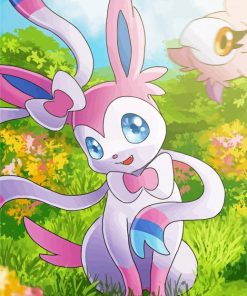 Cute Sylveon Paint By Numbers