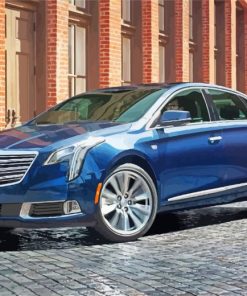 Blue Cadillac XTS Paint By Number