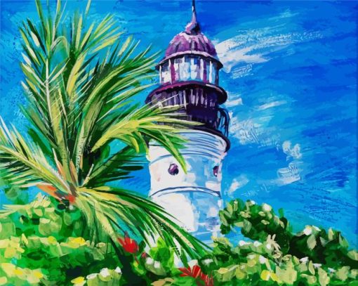 Key West Lighthouse Paint By Number