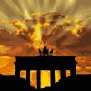 Abstract Brandenburg Gate Paint By Number