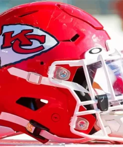 Cool Kansas City Chiefs Helmet Paint By Number