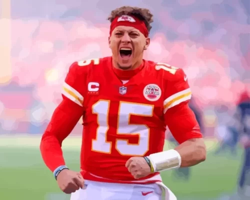 Patrick Mahomes KC Chiefs Paint By Number