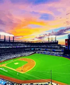 Citi Field NYC Stadium Paint By Numbers