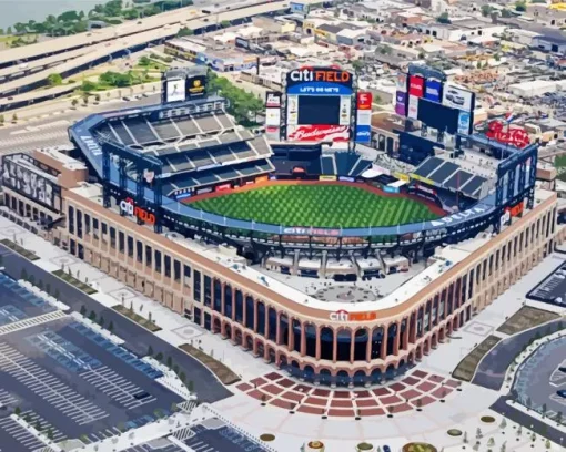 Citi Field NYC Paint By Numbers