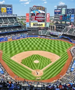 Citi Field Stadium Paint By Numbers