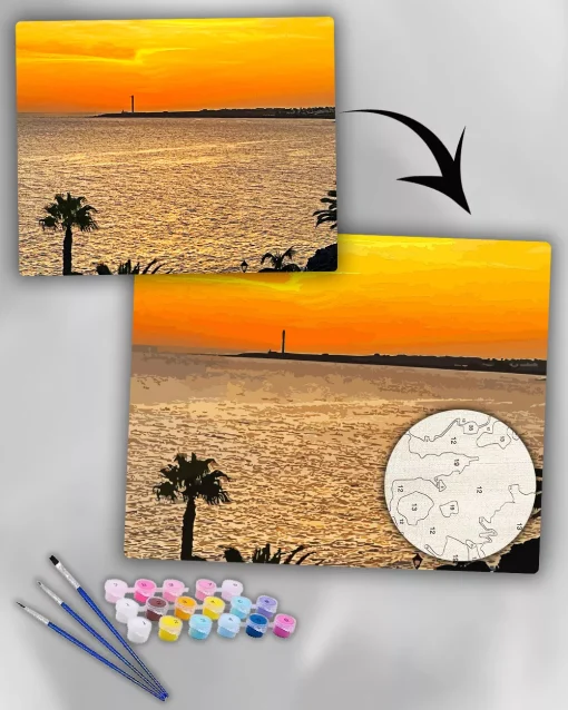 Custom Paint By Numbers​ Landscape