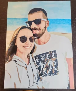 Custom Painting By Numbers​ People gal image 1