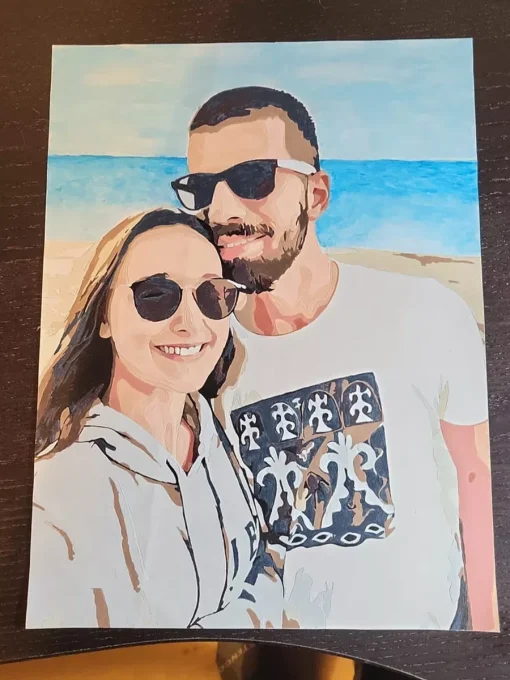 Custom Painting By Numbers​ People gal image 1