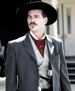 Tombstone Val Kilmer Paint By Numbers