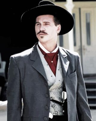 Tombstone Val Kilmer Paint By Numbers