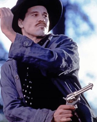Val Kilmer Tombstone Paint By Numbers 
