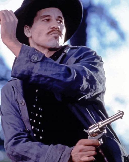 Val Kilmer Tombstone Paint By Numbers