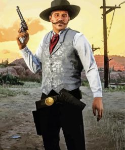 Tombstone Val Kilmer Art Paint By Numbers