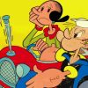 Olive Oyl And Popeye Paint By Numbersé