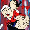 Popeye And Olive Paint By Numbers