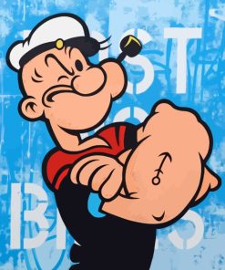 Popeye the Sailor Man Paint By Numbers